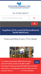 Mobile Screenshot of dmtextilemachinery.com